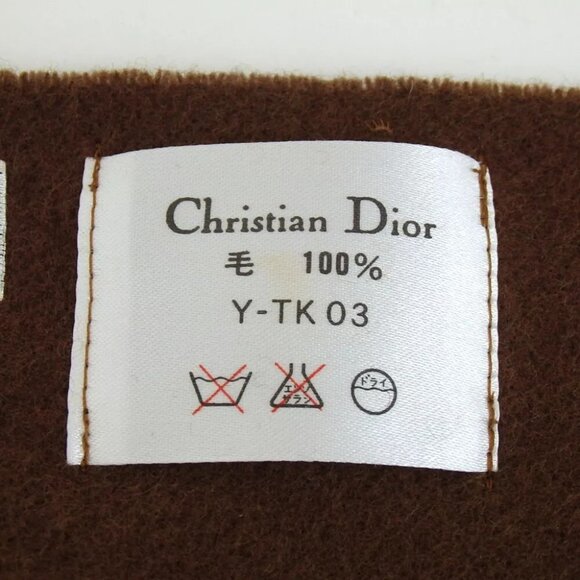 Authentic Christian Dior blanket Other wool [Used] - Picture 7 of 7